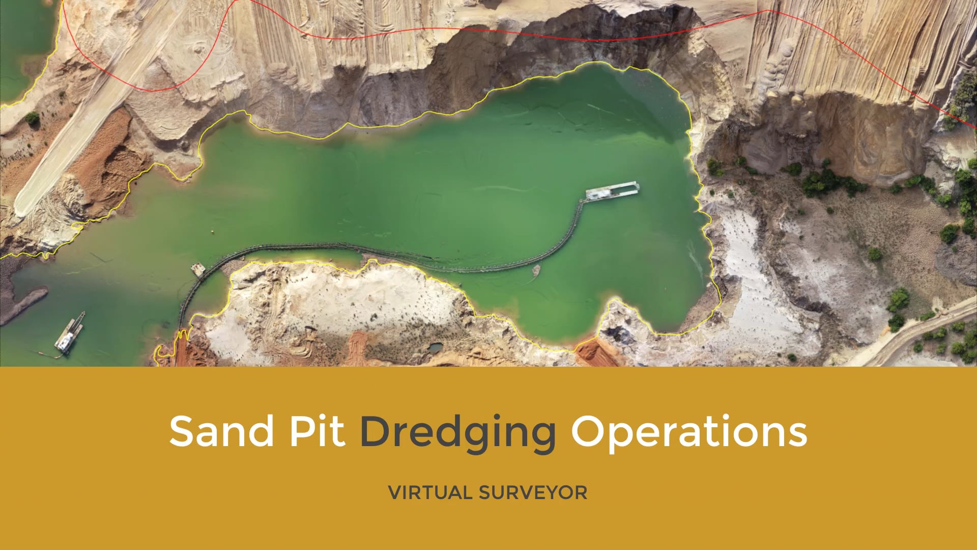 define dredging on a topographic map